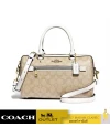 กระเป๋า COACH F83607 ROWAN SATCHEL IN SIGNATURE CANVAS (IMDQC)