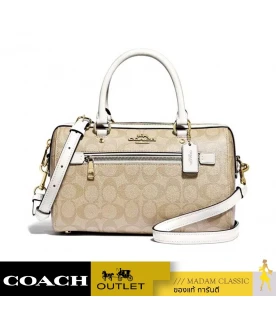 กระเป๋า COACH F83607 ROWAN SATCHEL IN SIGNATURE CANVAS (IMDQC)