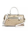 กระเป๋า COACH F83607 ROWAN SATCHEL IN SIGNATURE CANVAS (IMDQC)