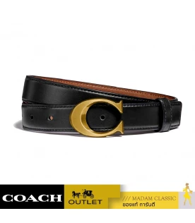 เข็มขัดผู้หญิง COACH F83960 SIGNATURE BUCKLE BELT, 25MM (B4FD7XL)