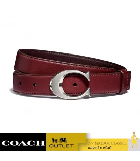 เข็มขัดผู้หญิง COACH F83960 SIGNATURE BUCKLE BELT, 25MM (SVL3UL)