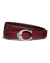 เข็มขัดผู้หญิง COACH F83960 SIGNATURE BUCKLE BELT, 25MM (SVL3UL)