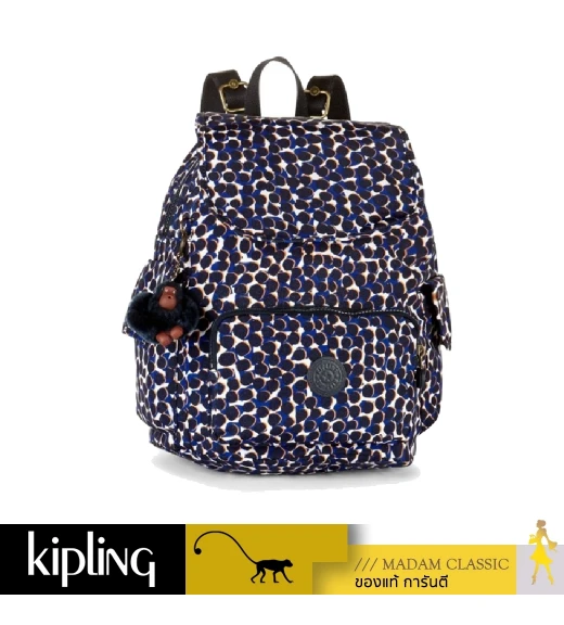 Kipling กระเป๋าเป้ City Pack S - Graph Animal Pr 