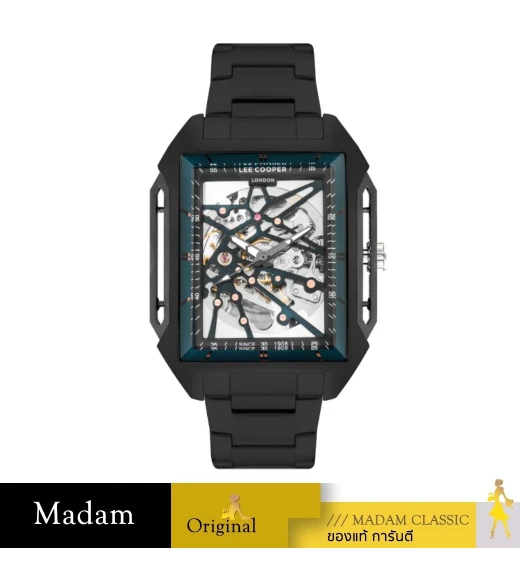 นาฬิกาข้อมือ LEE COOPER LC07901-070,39 MM,STAINLESS STEEL,BLACK				