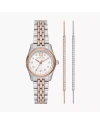 Michael Kors Women's wristwatch, model MK4817SET, Stainless steel strap, Silver - Rose Gold 