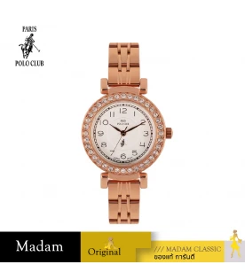 นาฬิกาข้อมือ PARIS POLO CLUB PPC-DC30-RG-WE ÉTOILE ELITE NO.30 30 MM,ROSEGOLD / WHITE		