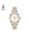 นาฬิกาข้อมือ PARIS POLO CLUB PPC-DC35-SGD-WE  SILVER ROSEGOLD / WHITE	