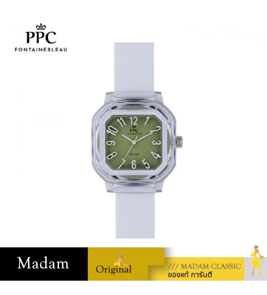 นาฬิกาข้อมือ PARIS POLO CLUB PPC-DC49A-WE-GN JEUNESSE VIVID 38 MM WHITE / GREEN	