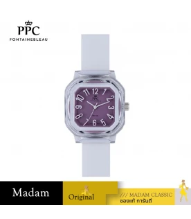 นาฬิกาข้อมือ PARIS POLO CLUB PPC-DC49A-WE-VLT JEUNESSE VIVID 38 MM WHITE / VIOLET	