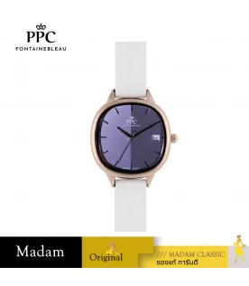 นาฬิกาข้อมือ PARIS POLO CLUB PPC-DF01-WE-VLT JEUNESSE LUNE 31 MM WHITE / VIOLET	