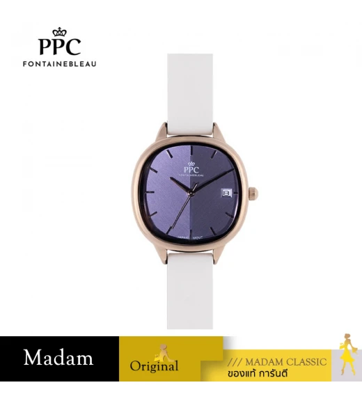 นาฬิกาข้อมือ PARIS POLO CLUB PPC-DF01-WE-VLT JEUNESSE LUNE 31 MM WHITE / VIOLET	