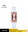 นาฬิกาข้อมือ PARIS POLO CLUB PPC-DF03-WE-PK DORÉE OVALE CARRÉ MODERN WHITE / PINK นาฬิกาข้อมือ PARIS POLO CLUB PPC-DF03-WE-PK DORÉE OVALE CARRÉ MODERN WHITE / PINK