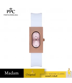 นาฬิกาข้อมือ PARIS POLO CLUB PPC-DF03-WE-PK DORÉE OVALE CARRÉ MODERN WHITE / PINK	