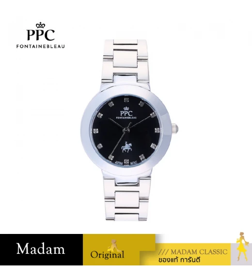 นาฬิกาข้อมือ PARIS POLO CLUB PPC-DF05-BK JOAN SOLEIL CLASSIC BLACK	