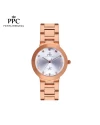 นาฬิกาข้อมือ PPC FONTAINEBLEAU PPC-DF05-RG-WE JOAN SOLEIL CLASSIC 30 MM,ROSEGOLD / WHITE