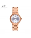 นาฬิกาข้อมือ PPC FONTAINEBLEAU PPC-DF05-RG-WE JOAN SOLEIL CLASSIC 30 MM,ROSEGOLD / WHITE