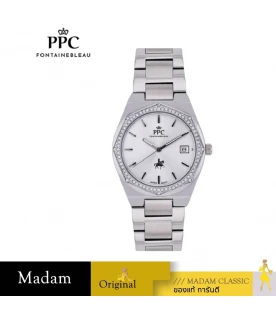 นาฬิกา PPC FONTAINEBLEAUPHILIP LUX DIAMOND DATE WHITE  PPC-DI03