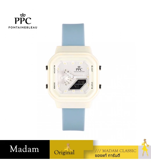 นาฬิกาข้อมือ PARIS POLO CLUB PPC-DJ04-BU-WE ZÉRO MULTI-FUNCTION BLUE / WHITE	