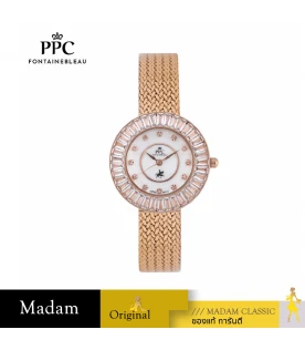 นาฬิกาข้อมือ PARIS POLO CLUB PPC-EA04-RG-WE CANNES SAILOR’S KNOT CRYSTAL ROSEGOLD / WHITE	