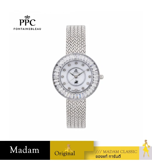 นาฬิกาข้อมือ PARIS POLO CLUB PPC-EA04-WE CANNES SAILOR’S KNOT CRYSTAL WHITE	
