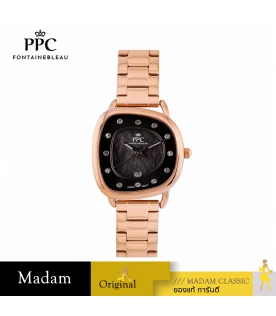 นาฬิกาข้อมือ PARIS POLO CLUB PPC-EA08-RG-BK CANNES ORBIT DATE ROSEGOLD / BLACK	