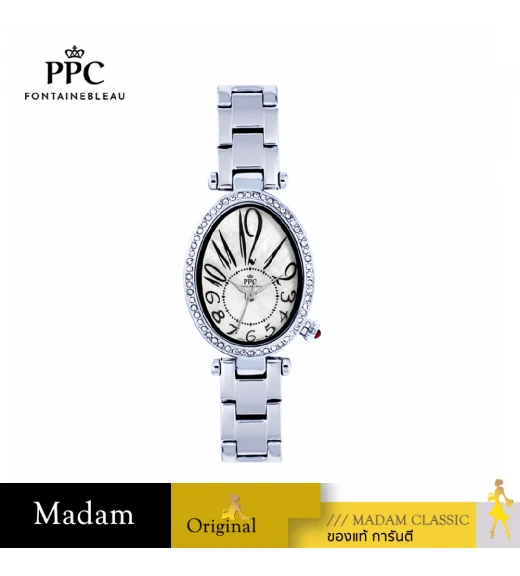 นาฬิกาข้อมือ PARIS POLO CLUB PPC-EA09-WE OVALE WANDER NO. WHITE	