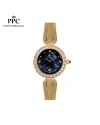 WATCH PPC FONTAINEBLEAU PPC-EB01-GD-BK ÉTOILE DIAMOND SWEAVE DATE 28 MM,GOLD / BLACK