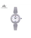 นาฬิกาข้อมือ PPC FONTAINEBLEAU PPC-EB01-WE ÉTOILE DIAMOND SWEAVE DATE 28 MM,WHITE