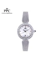 นาฬิกาข้อมือ PPC FONTAINEBLEAU PPC-EB01-WE ÉTOILE DIAMOND SWEAVE DATE 28 MM,WHITE