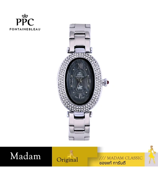 WATCH PPC FONTAINEBLEAU PPC-EB06-BK OVALE ROMANS ARENA 25 MM,BLACK