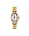WATCH PPC FONTAINEBLEAU PPC-EB06-GD-WE OVALE ROMANS ARENA 25 MM,GOLD / WHITE