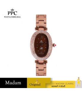 นาฬิกาข้อมือ PPC FONTAINEBLEAU PPC-EB06-RG-CP OVALE ROMANS ARENA 25 MM,ROSEGOLD / COPPER