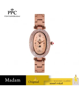 นาฬิกาข้อมือ PPC FONTAINEBLEAU PPC-EB06-RG OVALE ROMANS ARENA 25 MM,ROSEGOLD