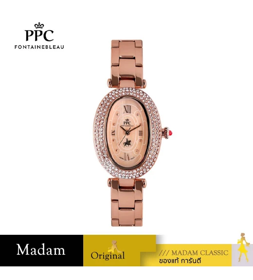 WATCH PPC FONTAINEBLEAU PPC-EB06-RG OVALE ROMANS ARENA 25 MM,ROSEGOLD