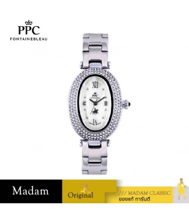 นาฬิกาข้อมือ PPC FONTAINEBLEAU PPC-EB06-WE OVALE ROMANS ARENA 25 MM,WHITE