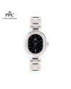 นาฬิกาข้อมือ PPC FONTAINEBLEAU PPC-EB07-BK OVALE MODERN DATE 26 MM,BLACK