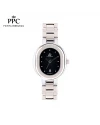 นาฬิกาข้อมือ PPC FONTAINEBLEAU PPC-EB07-BK OVALE MODERN DATE 26 MM,BLACK