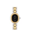 นาฬิกาข้อมือ PPC FONTAINEBLEAU PPC-EB07-SGD-BK OVALE MODERN DATE 26 MM,SILVER GOLD / BLACK