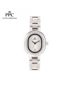 นาฬิกาข้อมือ PPC FONTAINEBLEAU PPC-EB07-WE OVALE MODERN DATE 26 MM,WHITE