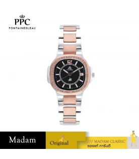 นาฬิกา PPC FONTAINEBLEAU PPC-EB08-SRG-BK MEDICI EB08 38 MM,SILVER GOLD / BLACK