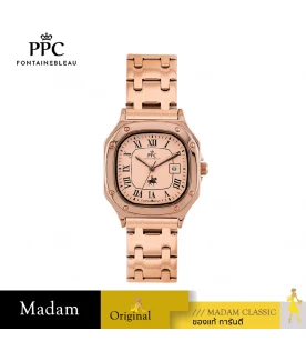นาฬิกาข้อมือ PPC FONTAINEBLEAU PPC-EC01-RG CHARLES ROMANS CLASSIC 30 MM,ROSEGOLD