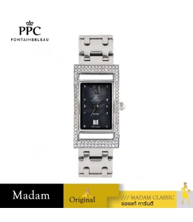 นาฬิกาข้อมือ PPC FONTAINEBLEAU PPC-EC03-BK DORÉE DIAMOND GALLERY DATE 21 MM,BLACK