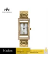 นาฬิกาข้อมือ PPC FONTAINEBLEAU PPC-EC03-GD-WE DORÉE DIAMOND GALLERY DATE 21 MM,GOLD / WHITE
