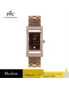 นาฬิกาข้อมือ PPC FONTAINEBLEAU PPC-EC03-RG-BR DORÉE DIAMOND GALLERY DATE 21 MM,ROSEGOLD / BROWN