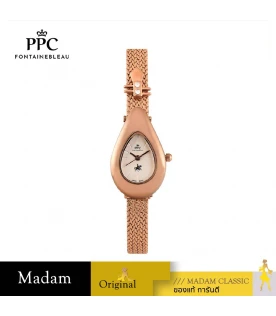 นาฬิกาข้อมือ PPC FONTAINEBLEAU PPC-EC04-RG-WN CANNES TEARA 23 MM,ROSEGOLD / WINE