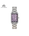 นาฬิกาข้อมือ PPC FONTAINEBLEAU PPC-EC07-LIC DORÉE ROMANS LUXE DATE 23 MM,LILAC