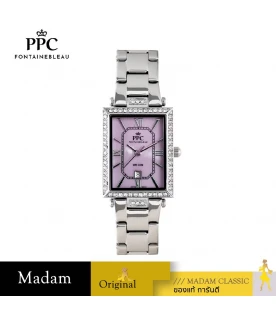 นาฬิกาข้อมือ PPC FONTAINEBLEAU PPC-EC07-LIC DORÉE ROMANS LUXE DATE 23 MM,LILAC