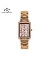 นาฬิกาข้อมือ PPC FONTAINEBLEAU PPC-EC07-RG DORÉE ROMANS LUXE DATE 23 MM,ROSEGOLD