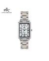 "นาฬิกาข้อมือ PPC FONTAINEBLEAU PPC-EC07-WE  DORÉE ROMANS LUXE DATE 23 MM,WHITE"