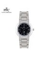 นาฬิกาข้อมือ PPC FONTAINEBLEAU PPC-EC08-BK LE BRETON MODERN DIAMOND DATE 32 MM,BLACK